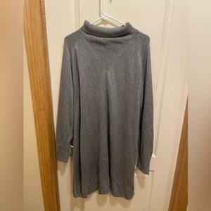 NWT Zuda gray sweater dress